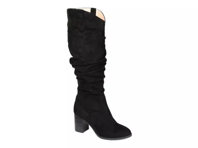 Journee Collection Extra Wide Width Aneil Extra Wide Calf Boot In Black