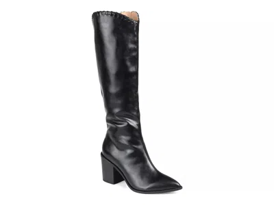 Journee Collection Extra Wide Width Daria Extra Wide Calf Boot In Black