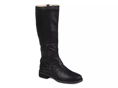 Journee Collection Extra Wide Width Meg Extra Wide Calf Boot In Black
