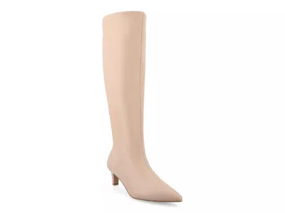 Journee Collection Extra Wide Width Tullip Extra Wide Calf Boot In Pink