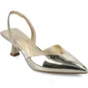 Journee Collection Fallon Slingback Pump In Silver