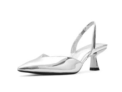 JOURNEE COLLECTION FALLON WOMEN'S SHOES SILVER: 9 M