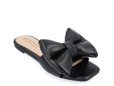 Journee Collection Fayre Sandal In Black
