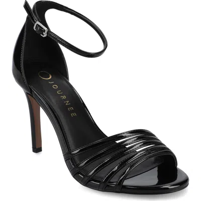 Journee Collection Felicity Ankle Strap Stiletto Sandal In Black