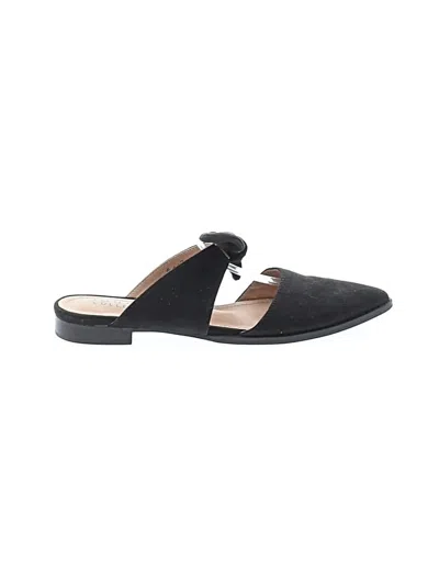 Pre-owned Journee Collection Flats In Black