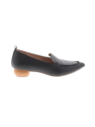 Pre-owned Journee Collection Flats In Black