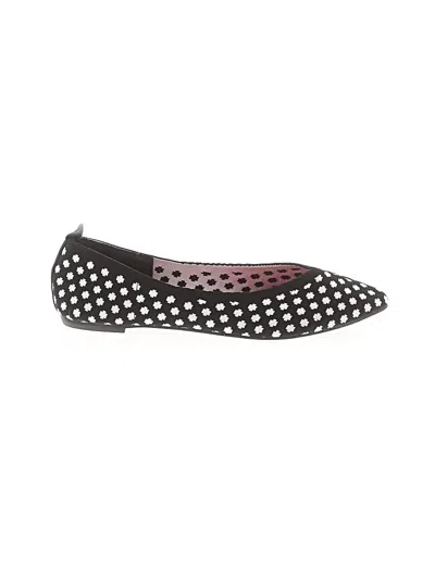 Pre-owned Journee Collection Flats In Black