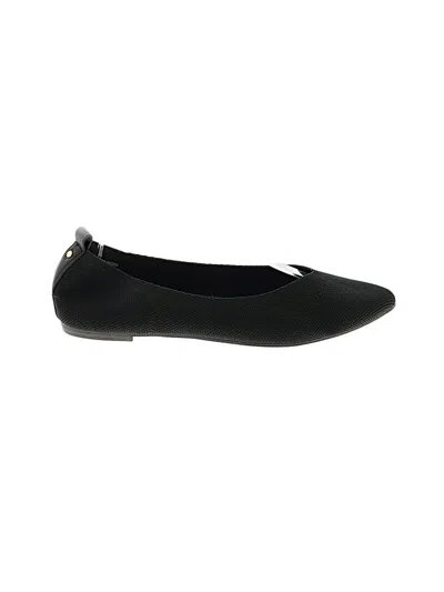 Pre-owned Journee Collection Flats In Black
