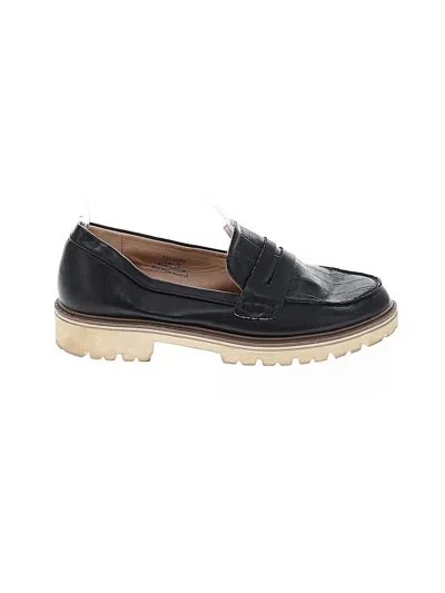 Pre-owned Journee Collection Flats In Black