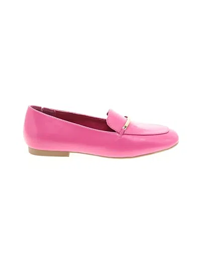 Pre-owned Journee Collection Flats In Pink