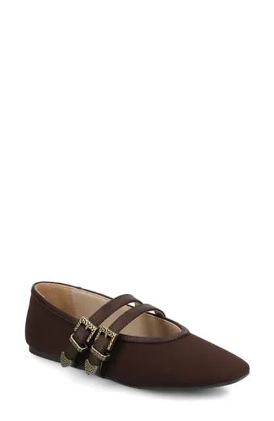 Journee Collection Florene Double Buckle Mary Jane Flat