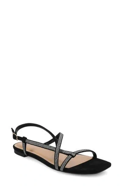 Journee Collection Francis Slingback Sandal In Black