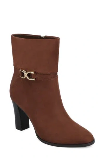 Journee Collection Freyja Bootie In Brown