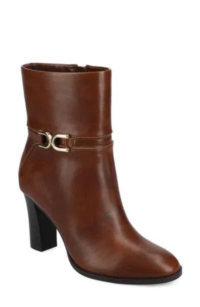 Journee Collection Freyja Bootie In Brown