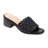 Journee Collection Fylicia Womens Round Mules In Black