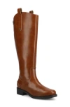 Journee Collection Womens Gema Knee High Regular. Wide Calf Extra Wide Calf Riding Boots In Brown