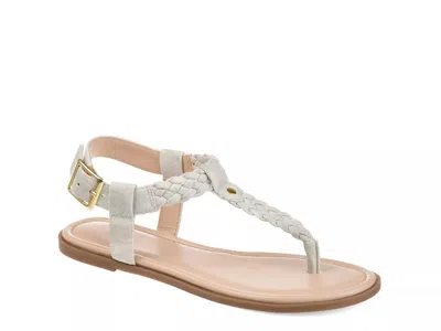 Journee Collection Genevive Sandal In White