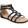 Journee Collection Womens Genneva Gladiator Sandals In Black