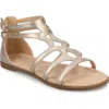 Journee Collection Genneva Cage Sandal In Champagne