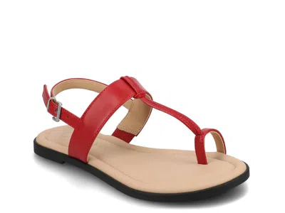 Journee Collection Gerra Sandal In Red