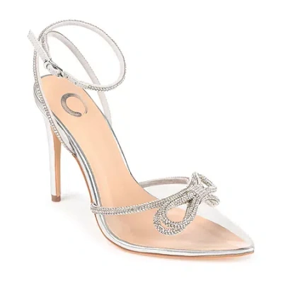 Journee Collection Gracia Womens Pointed Closed Toe Stiletto Heel Pumps In Gold