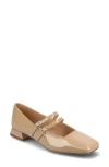 Journee Collection Gredah Mary Jane Pump In Patent/beige