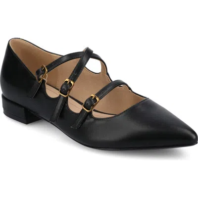 Journee Collection Gretal Mary Jane Flat In Black