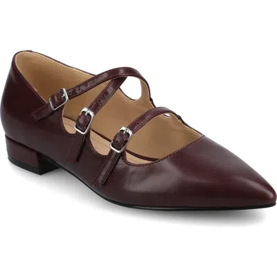 Journee Collection Gretal Mary Jane Flat In Multi