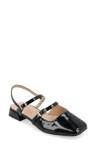 Journee Collection Gretchenn Slingback Mary Jane Pump In Black