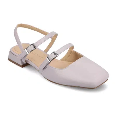 Journee Collection Gretchenn Womens Square Closed Toe Mary Jane Shoes In Purple