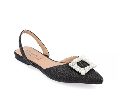 Journee Collection Hannae Flat In Black