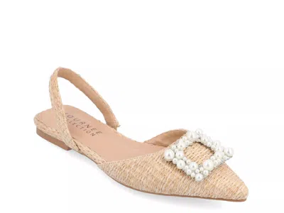 Journee Collection Hannae Flat In Brown