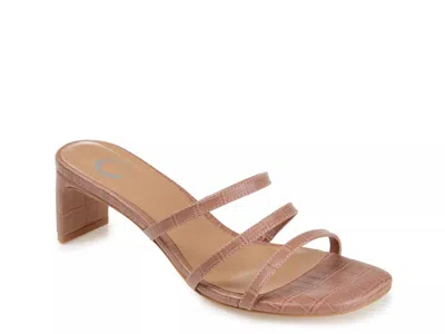 Journee Collection Hariett Slide Sandal In Pink
