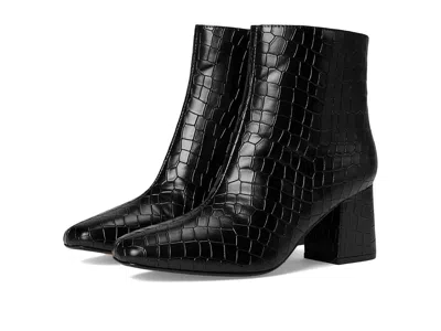 Journee Collection Haylinn Bootie Women's Boots Croco/black: 12 M, Synthetic