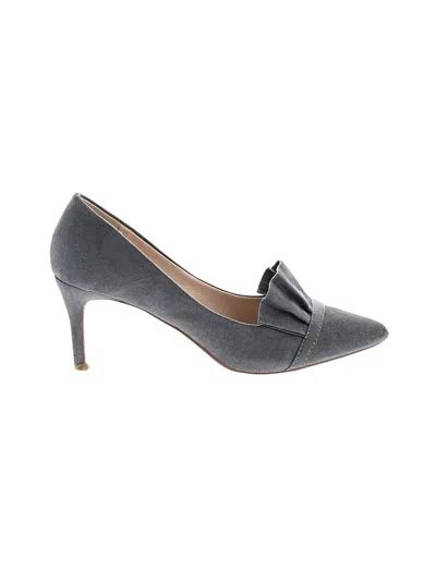 Pre-owned Journee Collection Heels In Gray