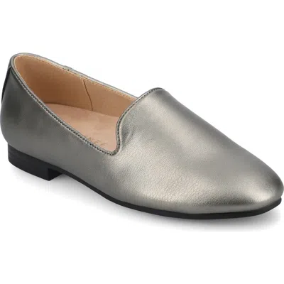 Journee Collection Journee Womens Ishani Career Ballet Flats In Silver