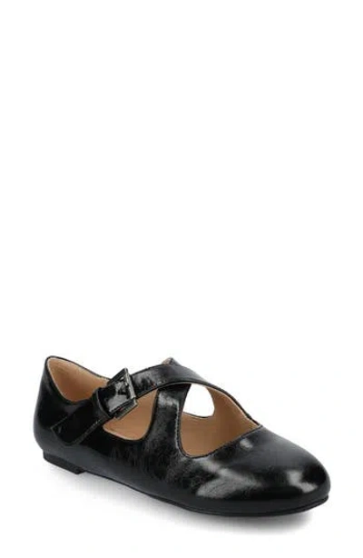 Journee Collection Ivanna Womens Almond Closed Toe Mary Jane Shoes In Black