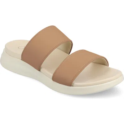 Journee Collection Janis Wedge Slide Sandal