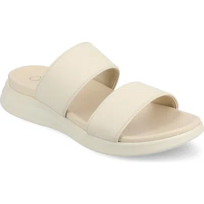 JOURNEE COLLECTION JOURNEE COLLECTION JANIS WEDGE SLIDE SANDAL