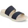 Journee Collection Janis Wedge Slide Sandal In Navy