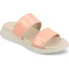 Journee Collection Janis Wedge Slide Sandal In Pink