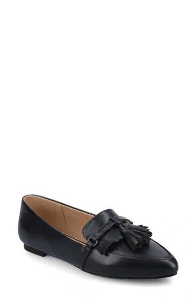 Journee Collection Jannah Womens Pointed Closed Toe Mary Jane Shoes In Black