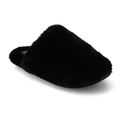 Journee Collection Jayde Womens Slip-on Slippers In Black