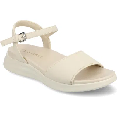 Journee Collection Jaylee Wedge Sandal In Bone