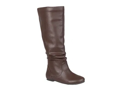 Journee Collection Jayne Boots In Brown