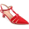 Journee Collection Jazlynn Pump In Red