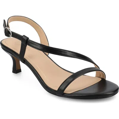 Journee Collection Jemry Kitten Heel Sandal In Black Jemry