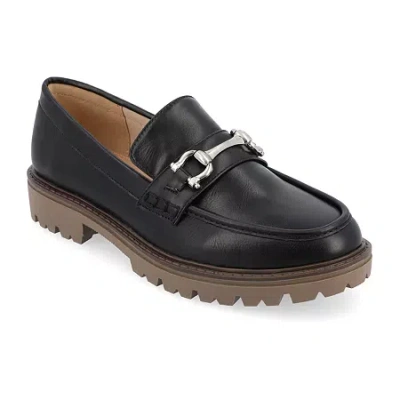 JOURNEE COLLECTION JESSAMEY WOMENS MOC CLOSED TOE LOAFERS