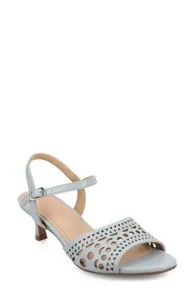 Journee Collection Jessly Ankle Strap Sandal In Light Blue