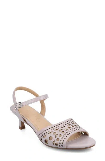 Journee Collection Jessly Ankle Strap Sandal In Lilac